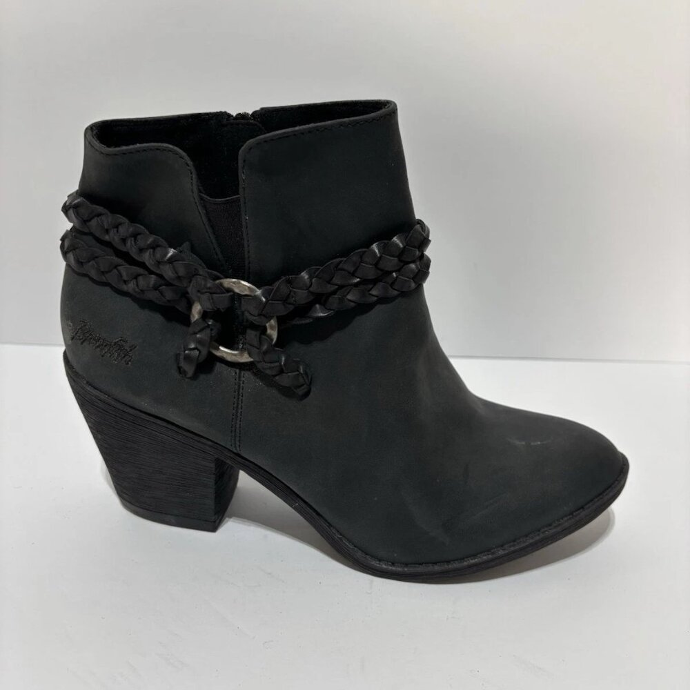 Blowfish Malibu Women’s Black Ankle Booties, Size 9.5 M